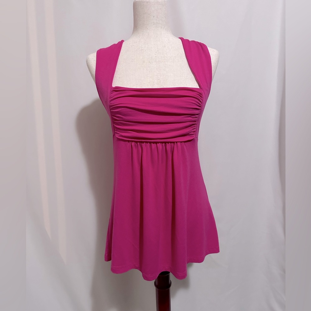 Boston Proper Ruched Babydoll Top. Size: S